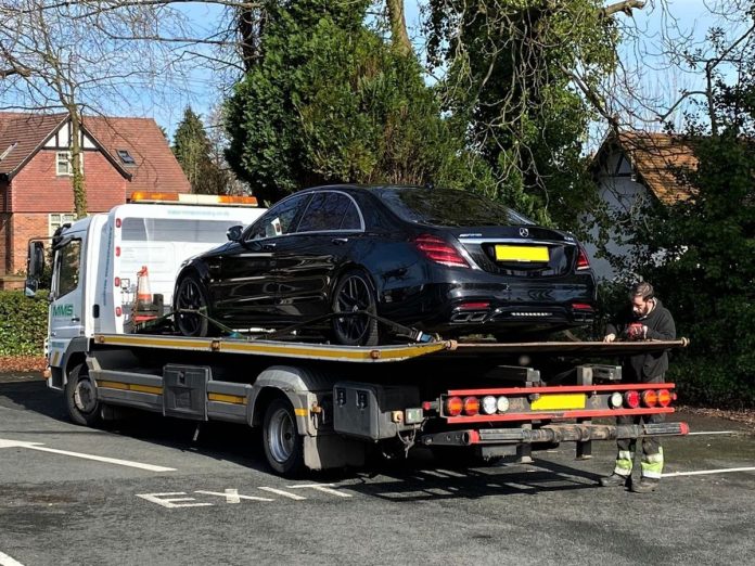 The limousine which has been seized